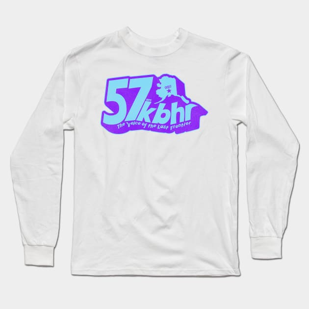 KBHR 57 AM - Northern Exposure Radio Station Long Sleeve T-Shirt by darklordpug